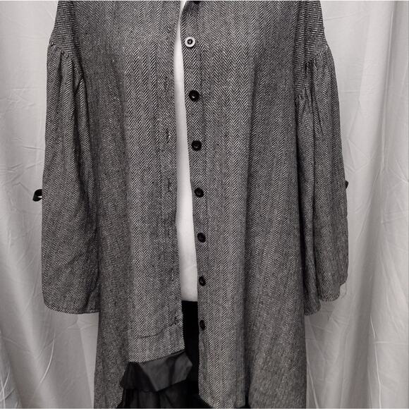 Stella Marina High Low coverup cloak sz 12 - Picture 13 of 16